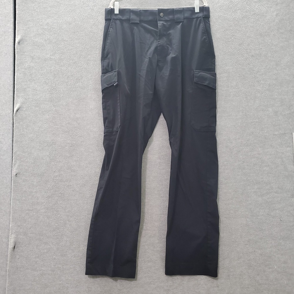 5.11‎ Tactical Men Pants 34x33 Blue Cargo Pockets Ripstop Straight Mid Rise